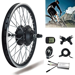 STYLEEE Kit de Bicicleta Eléctrica con Pantalla LCD para Rueda Trasera 36V 250W 500W Kit de Conversión de Bicicleta,36V500W-24 características