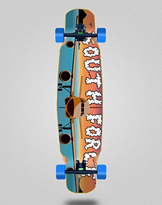South Force Skate Skateboard Longboard Complete Mix Bamboo 46x9 Plane