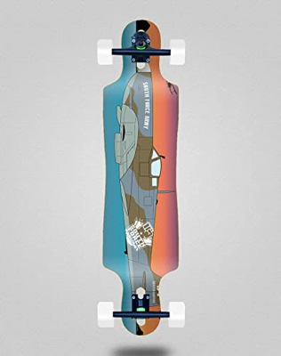 South Force Skate Skateboard Longboard Complete 40x9 Drop Plane Air Force