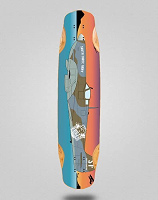 South Force Skate Skateboard Longboard Deck Mix Bamboo 38x8.45 Plane Air Force