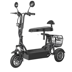 NICEYY Triciclo de Scooter eléctrico, Scooter de Movilidad de 3 Ruedas, vehículo eléctrico de Triciclo Plegable Ligero Scooter para Ancianos Lady Scoo características