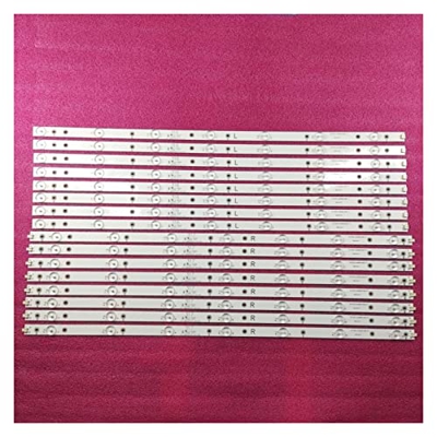 YAKESTYLE Piezas reemplazables- 16 Piezas DIRIGIÓ Spare Compatible con Philips 65 '' TV LB-PC3030-GJUHD658X14ADM2-R/L-H 65PUS6121/12 65PUF6656/T3 LD65