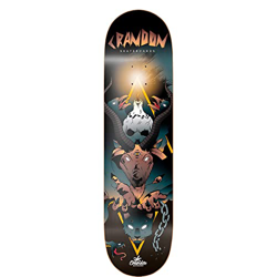Crandon Tabla SKC-775-CHAIN-DECK Skateboard Profesional Solo Tabla + Lija, Madera de Arce canadienses 7 Capas Medidas 7,75" x 31" en oferta