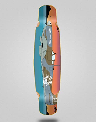 South Force Skate Skateboard Longboard Deck Mix Bamboo 46x9 Plane Air Force