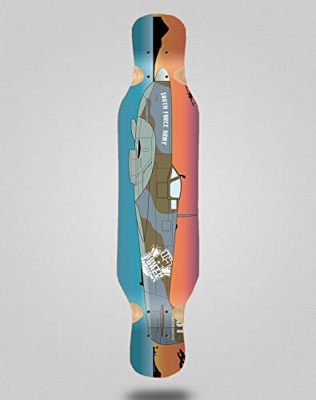 South Force Skateboard Longboard Deck 46x10 Plane Air Force