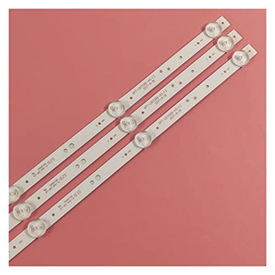 YAKESTYLE Piezas reemplazables- 7 LED de 5 cm Flight Strip Compatible con Hyundai H-LED40F456BS2 Sky por Valor de 40"TV 40X6 40E2A APT-LB17086-40-1.3 