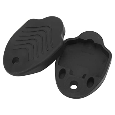 Cubierta para Calas de Ciclismo, Cubierta para Calas de Bicicleta Goma Flexible 1 Par Negro Reduce el Desgaste para Bicicleta de Montaña