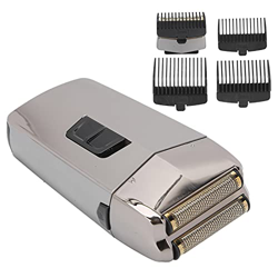 Maquinilla de Afeitar Eléctrica, Afeitadora de Lámina Eléctrica Multifuncional Impermeable con Carga USB Profesional con Cabezal de Corte Extraíble pa características