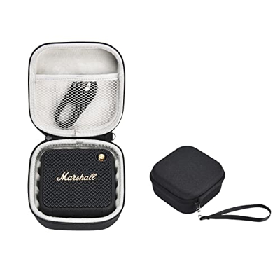 Baomaeyea Funda rígida para altavoz portátil Marshall Willen, compatible con altavoz Bluetooth inalámbrico Marshall Willen, caja de almacenamiento de 