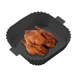 HONGFU Olla de Silicona para freidora de Aire | Food Safe Air freidoras Accesorios para hornos,Accesorios para freidoras de Aire para microondas características