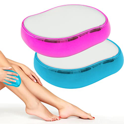 Removal, removedor de pelo sin afeitar, piedra de cristal, depilación Bodyme, Magic Hair Removal, cristal Shiny quitapelos 2 unidades (azul + rosa) precio