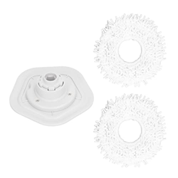 Paño y soporte de trapeador robot de barrido, reemplazo de tela de fregona de fibra suave de alta resistencia fuerte absorción de agua para el hogar características