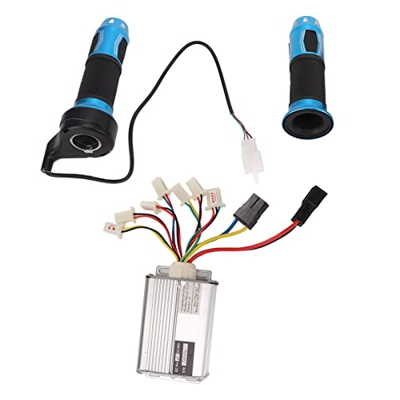 Motor de Controlador de Cepillo de Bicicleta Eléctrica 36V 48V 350W Controlador de Velocidad sin Escobillas de Motor con Manillar de Pantalla de Energ