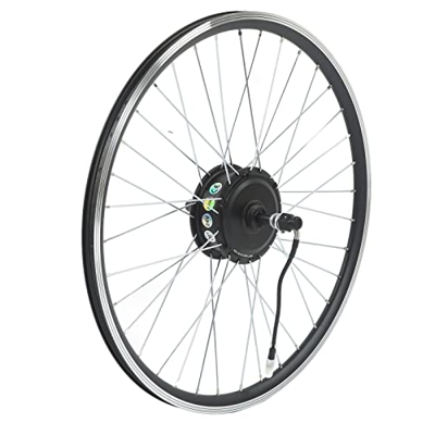 Uxsiya Kit de Medidor de Rueda Eléctrica para Bicicleta, Kit de Rueda Eléctrica para Bicicleta Duradera, Buena Disipación de Calor Resistente para Cic