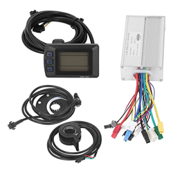 Kit de Conversión de Bicicleta Eléctrica, 36V 48V 1000W 30a Controlador de Motor sin Escobillas M3 Pantalla Kit de Acelerador de Pulgar para Scooter d precio
