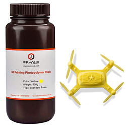 ERYONE 405 Nm Resina UV para impresoras DLP LCD 3D Fotopolímero Amarillo translúcido 500g características