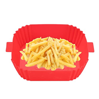 BNNEW Revestimiento de Silicona para freidora de Aire - Food Safe Air freidoras Accesorios para hornos,Accesorios para freidoras de Aire para microond