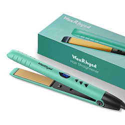 WaxRhyed Plancha y Rizador, Temperatura Variable de 120 a 200°C, 30s de Calentamiento Rápido con Pantalla LCD, Plancha Profesional de Cerámica para Sa precio