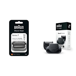 Braun Cizalla de repuesto para afeitadora eléctrica Serie 7 73S, compatible con modelos de afeitadora Serie 7 a partir de 2020, plateada + Afeitadora  precio