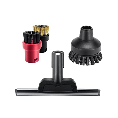 Hansheng S Rui 4PACK REEMPLAZO Cubierto Redondo Limpieza FIT for KARCHER SC1 SC2 SC3 SC4 SC5 SC7 CTK10 CTK20 Limpiador a Vapor S Rui