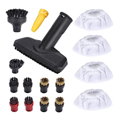Genérico TYEHH Compatible con Karcher SC1 SC2 SC3 SC4 SC4 Piezas de Limpieza Máquina de Limpieza Steam Mop Mirror Redondo Cepillo Kit de Cabeza Acceso precio