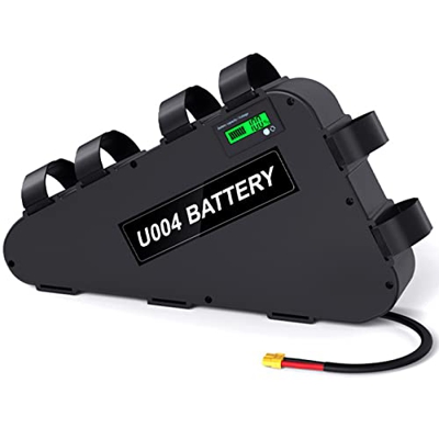Gvqng 36V/48V/52V Triángulo Batería de Bicicleta eléctrica(Células LG 3200mAH) 17,5 Ah/27,5 Ah Paquete de batería de Iones de Litio para 200-3300W Mot