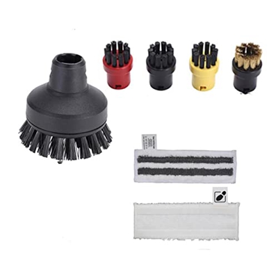 Genérico TYEHH Universal de Vapor de Limpieza de la fregona del Cepillo Kit Compatible con Karcher SC1 SC2 SC3 SC4 SC5 SC7 Herramientas barredora Acce