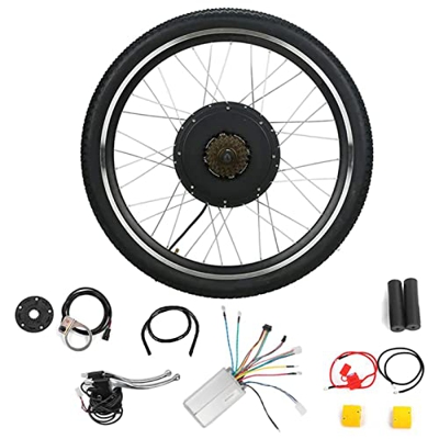 FYLZW Kit De Conversión De Motor De Bicicleta Eléctrica De Rueda Trasera De 48V 1000W 26", Kit De Conversión De Motor De Bicicleta Eléctrica con Asist