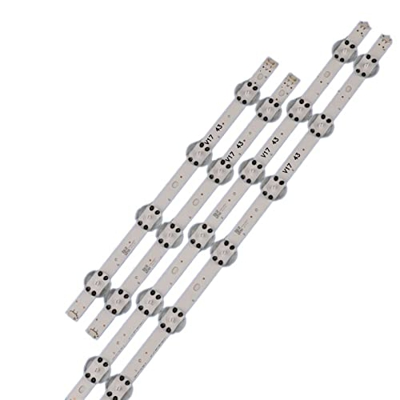 MGRAS LED Iluminar Desde el Fondo LC430DQE (FLM1) Compatible for CANTADO Compatible for Wei 55v0 E74739 94V-0 4 3 Pulgadas V17 Art3 2867 TV 43lJ614V 4