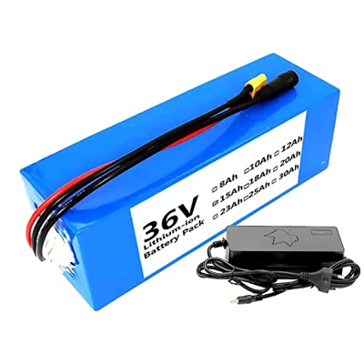 FREEDOH Batería Ebike Paquete De Batería De Iones De Litio para Bicicletas Eléctricas 36V 15000mAh 10S3P con Cargador De 42V Apto para Motores De Bici