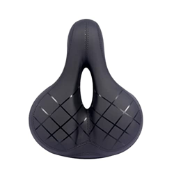 DSFHKUYB LINGJ Shop Cojín for Asiento de Bicicleta, sillín Reflectante Suave y Trasero Grande, absorción de Impacto, Hueco, Transpirable, cómodo, Acce características