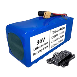 FREEDOH Batería De Bicicleta Eléctrica Paquete Batería Bicicletas Eléctricas Iones Litio De 36V 12Ah con Cargador De 2A Y Placa BMS De 30A Se Adapta a en oferta