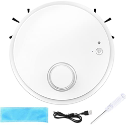Gvqng Robot Aspirador, 3 en 1 Inteligente USB 70 Minutos Tiempo de ejecución Robot de Barrido para Oficina en casa, Robot Aspirador automático para Pi en oferta