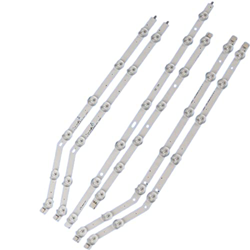 MGRAS LED Tira de retroiluminación 13 Luces 3V 40 Pulgadas TV D3GE-400SMB-R3 D3GE-400SMA-R2 LM41-00001V UE40H6203AW UE40H6203AK Apto for Samsung Luz características