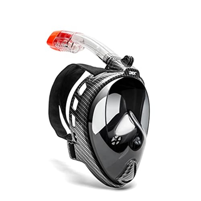 Gafas de Buceo Máscara de esnórquel Cara completa Secado completo Antivaho Natación Máscara de buceo Máscara de respiración Gafas de buceo Snorkel Más
