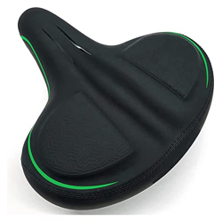 DSFHKUYB LINGJ Shop Asiento de Bicicleta de Gran tamaño cómodo Asiento de Bicicleta de Ejercicio Acolchado de Espuma viscoelástica Compatible con Bici en oferta