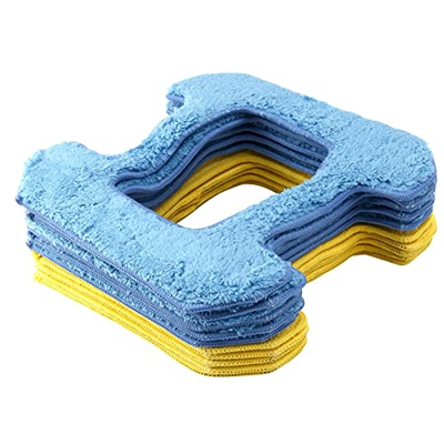 CLPEEN Almohadillas de Fregona para Frotar para Hobot 298 Robot de Limpieza de Ventanas Accesorios de Robot Trapo Material de Microfibra Premium Limpi