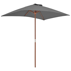 Leepesx Sombrilla de jardín con Palo, Parasol Terraza, Sombrilla Terraza Exterior, Sombrilla Playa, Parasol Exterior, Sombrilla De Patio, de Madera 15 precio