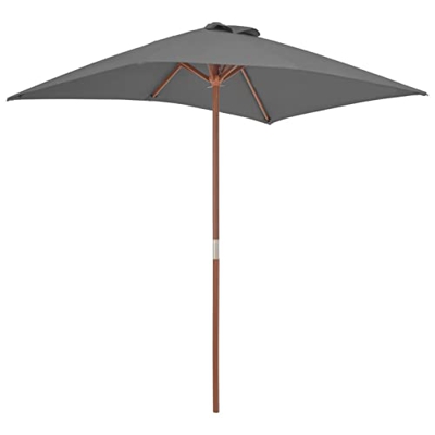 Leepesx Sombrilla de jardín con Palo, Parasol Terraza, Sombrilla Terraza Exterior, Sombrilla Playa, Parasol Exterior, Sombrilla De Patio, de Madera 15