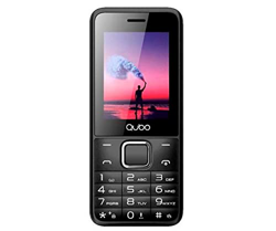 Teléfono Teclas Grandes Qubo X229 Negro, Dual Sim características