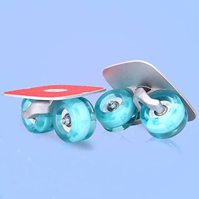 SYCARPET Patines de Ruedas Split Freeline con luz de Destello, Placa de Patines de Deriva de Carretera Traje para Exteriores, Adolescentes, Adultos, P