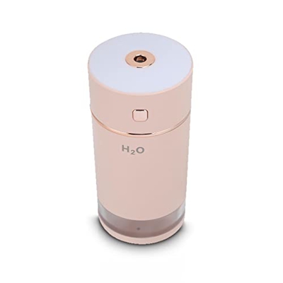 Mini Humidificador, Linda Niebla De Agua de Pulverización USB con Luz Nocturna, Apagado Inteligente Humidificador Portátil de 240 ML De 1,8 W para El 