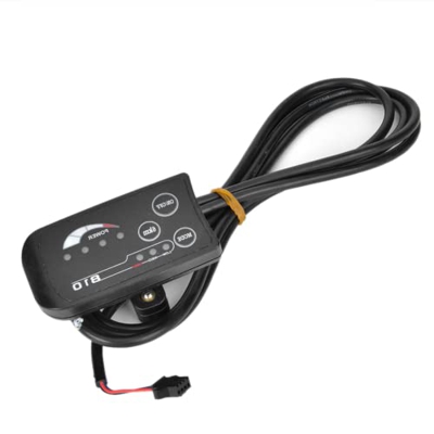 Pantalla LCD, Pantalla de Bicicleta Eléctrica a Prueba de Agua, Fácil de Instalar, Medidor de Pantalla de Bicicleta Liviano para Indicación de Fallas