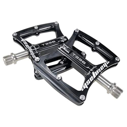 Pedales planos Plataforma de bicicleta duradera Pedales planos Pedales de bicicleta de montaña antideslizantes Pedal de bicicleta for bicicleta de mon en oferta