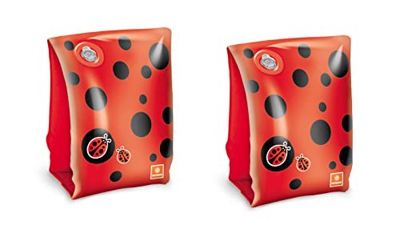 Mondo Toys - Lady Bug Arm Bands - Reposabrazos de Seguridad para niños - Material PVC - Apto para niños de 2 a 6 años con Peso 6-20 kg - 16853