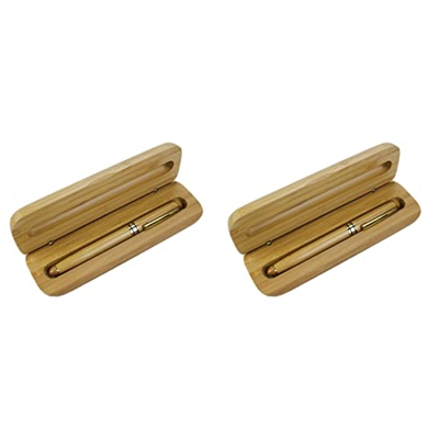 NUOBESTY Juego de Bolígrafos de Madera con Bolígrafo de 2 Uds.