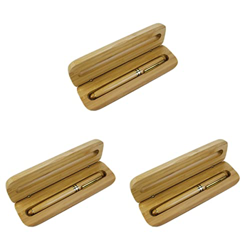 NUOBESTY Juego de Bolígrafos de Madera con Bolígrafo de 3 Uds. en oferta