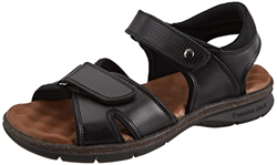 Panama Jack Sanders, Sandalias Planas Hombre, Negro C14, 47 EU precio