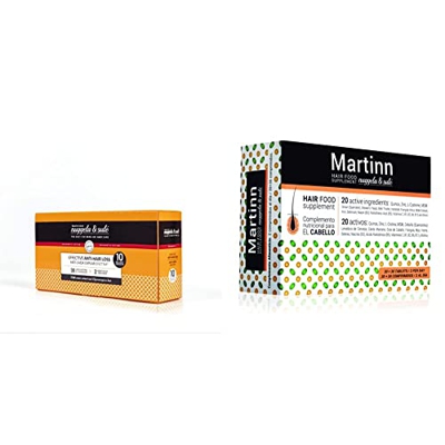 Nuggela & Sulé Ampolla Premium Tratamiento Capilar Anticaída (10 uds. de 10 ml.) + Complemento Alimenticio para el Cabello - 65 gr