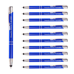 Pack 15 bolígrafos PERSONALIZADOS | Color azul (15) en oferta